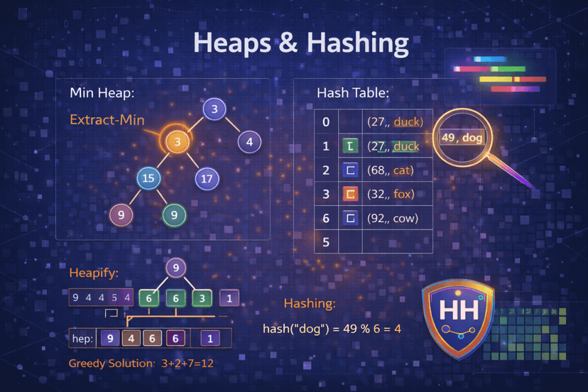 Heaps & Hashing problem set thumbnail