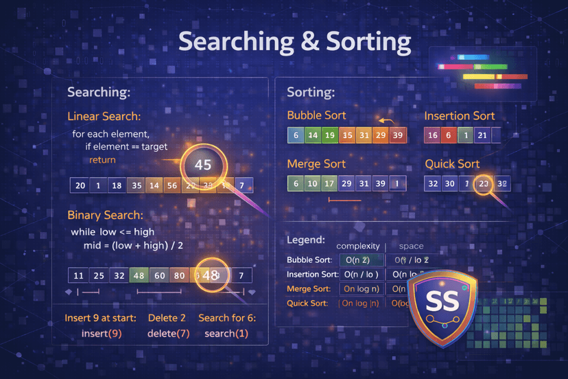 Searching & Sorting problem set thumbnail