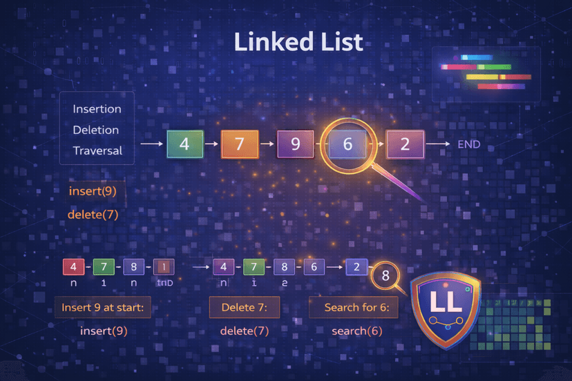Linked List problem set thumbnail